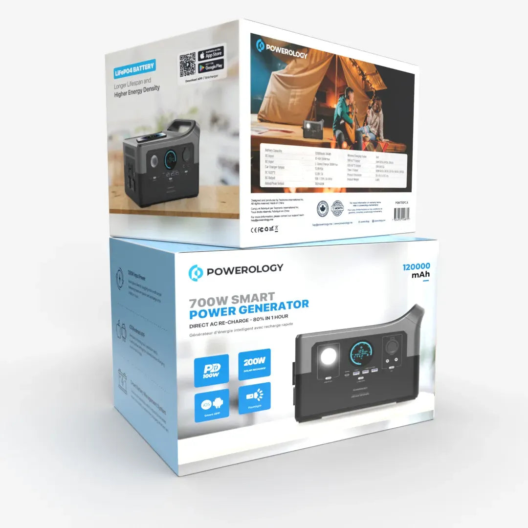 Bk Powerology Portable Power Generator Fast Charging with App 120000mAh 700w – image 11