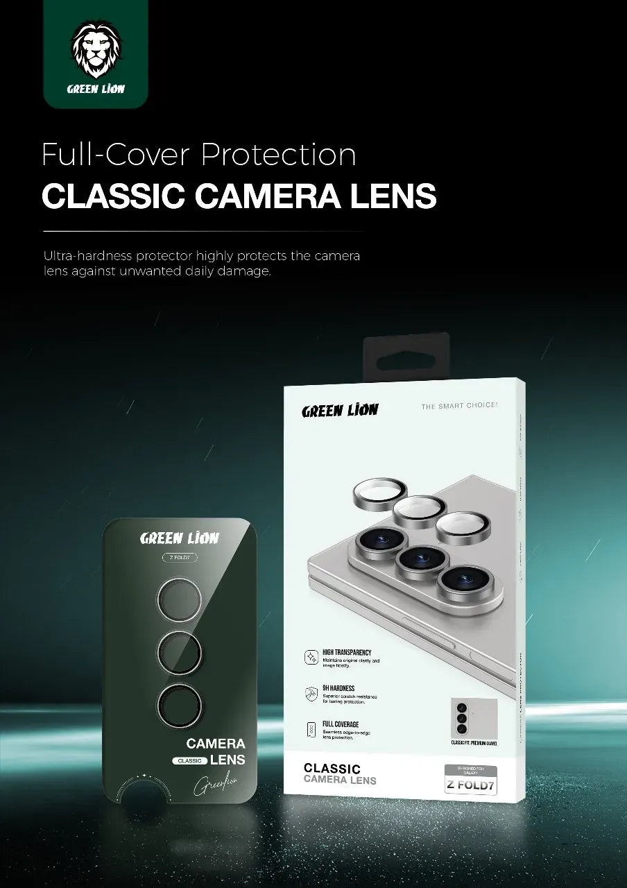 Green Lion Classic Camera Lens for Z Fold 7 Gray – image 12