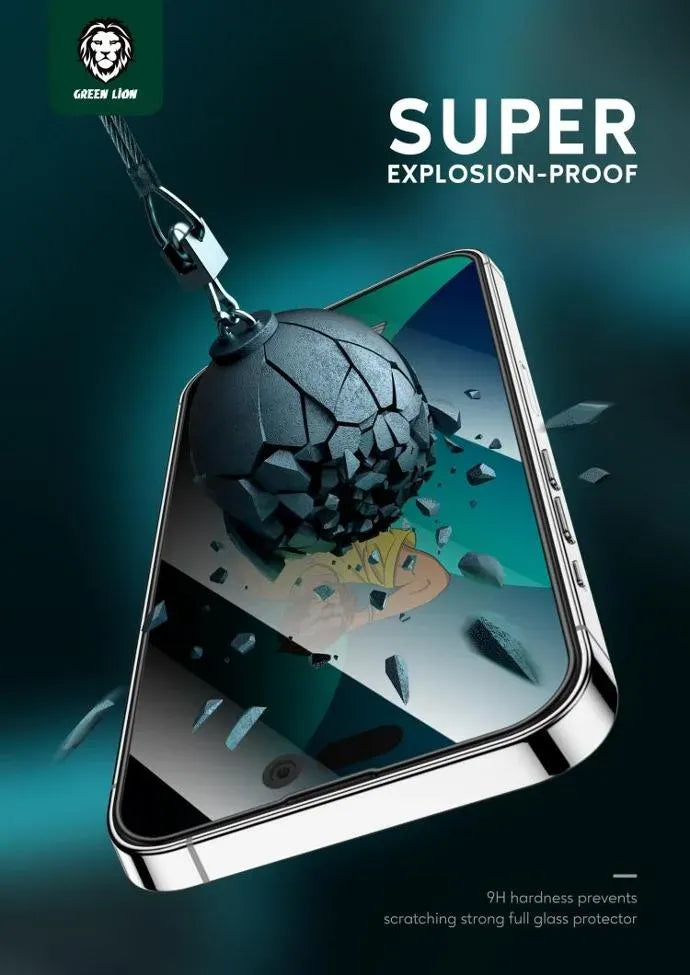 Green Lion 3 DSilicone Plus Screen Protector - Black Edge/Privacy – image 4