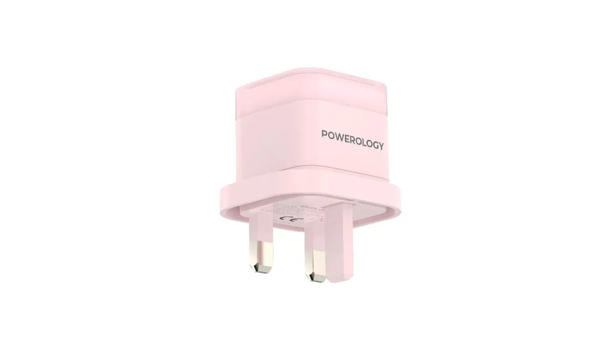 Powerology Dual-Port Fast Charging Adapter PD 35 W - Pink – image 2