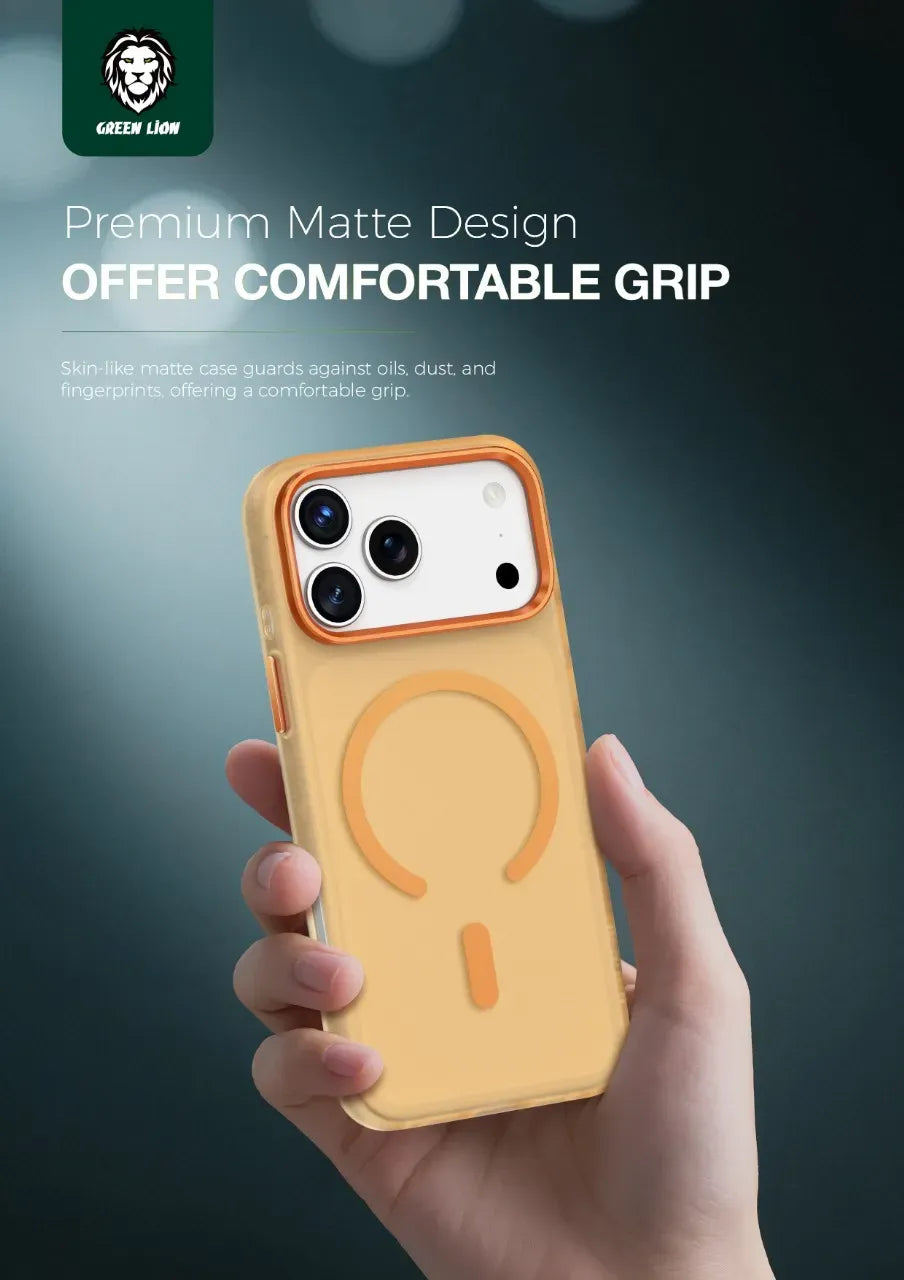 Green Lion Matte Mag Safe X Case - Orange Titanium – image 5