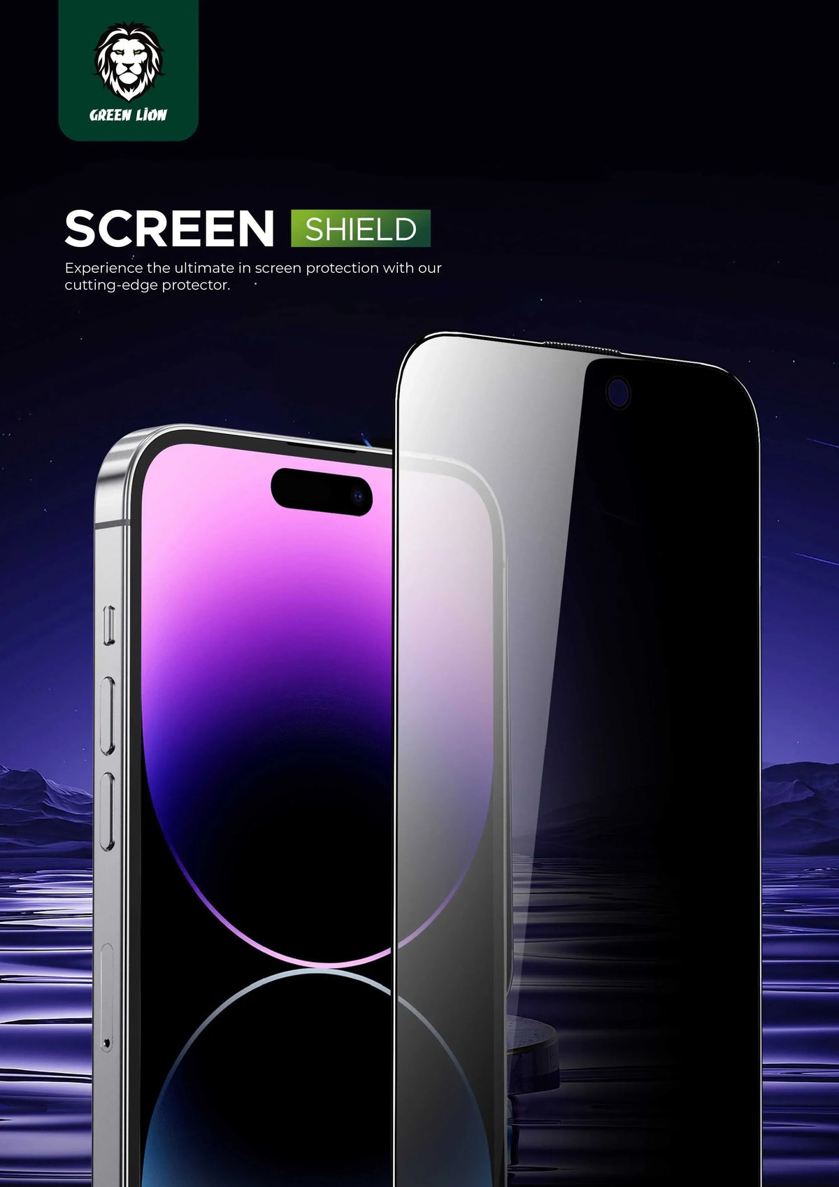 Green Lion 9 HSteve Privacy Screen Protector - Black Edge/Privacy – image 5