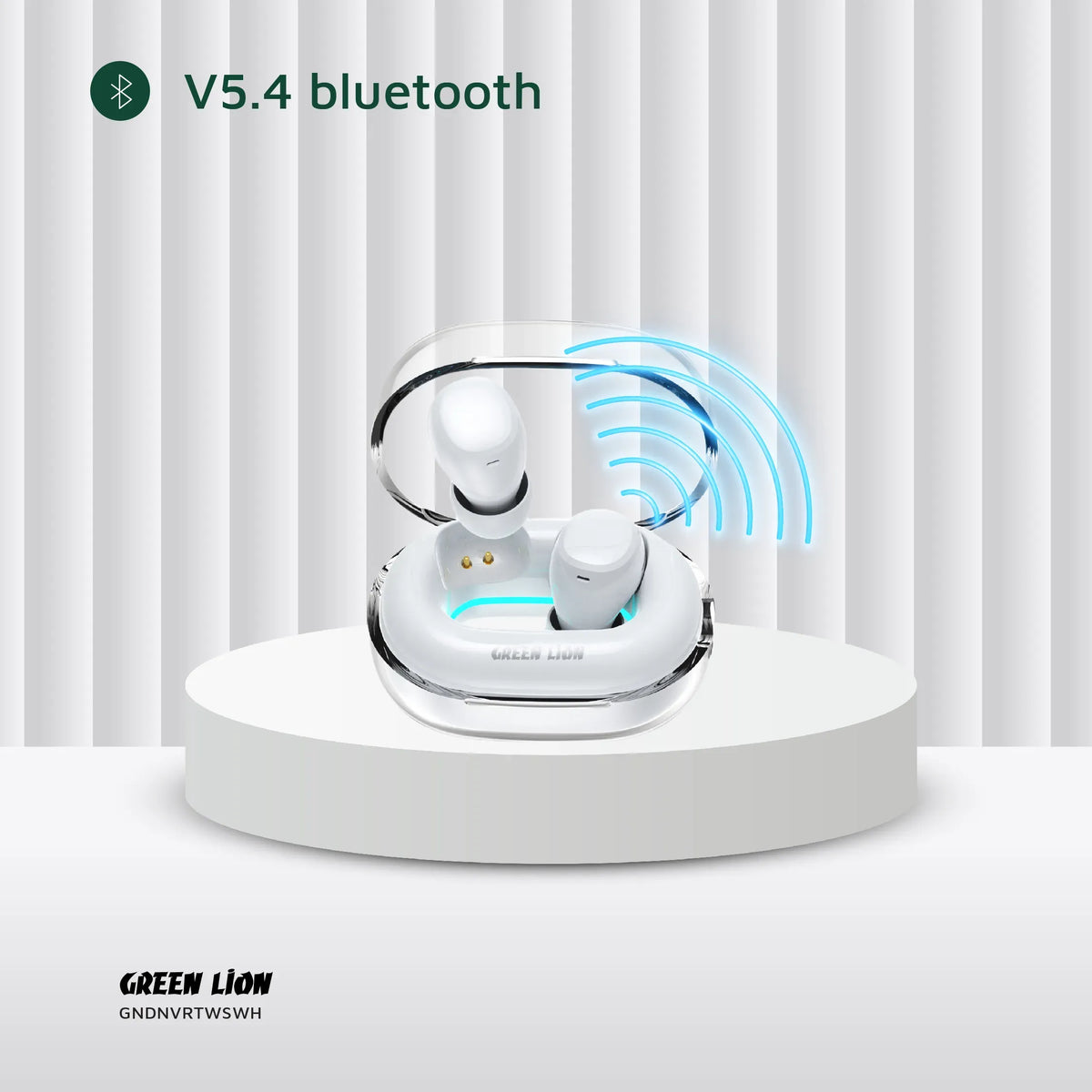 Green Lion Denver True Wireless Earbuds - White – image 6