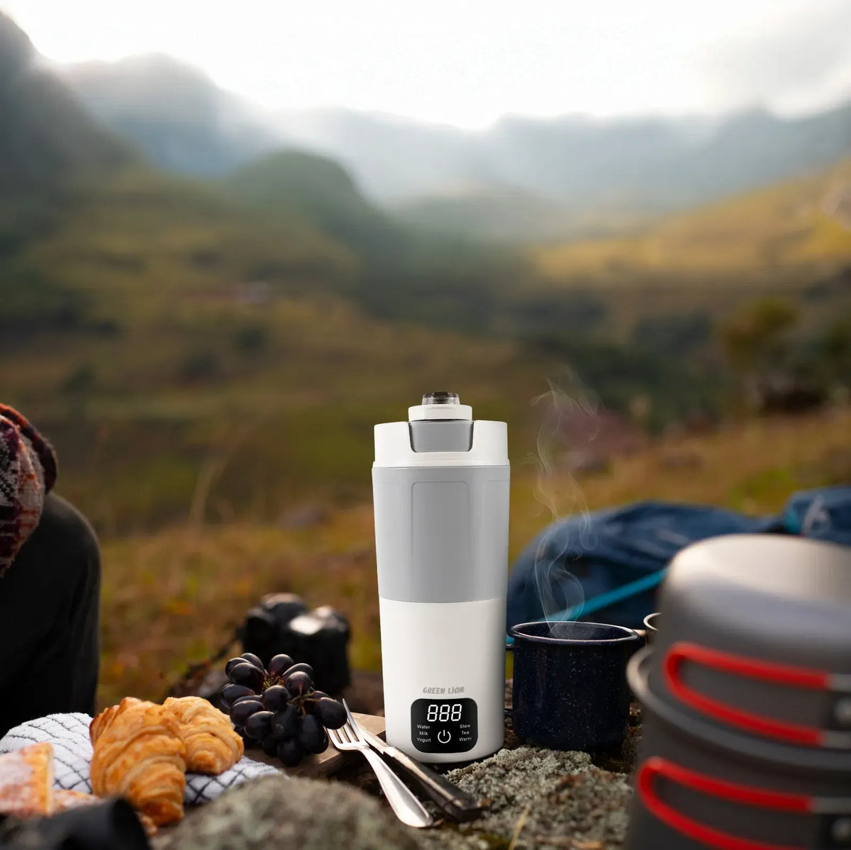 Green Lion Kettle Go Electric Kettle 600ml White – image 9