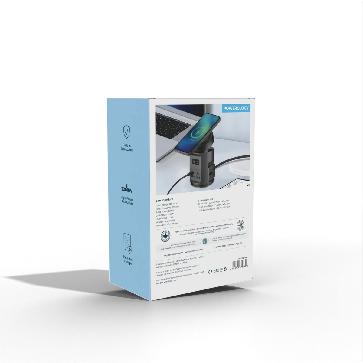 Powerology MagSafe Power Hub USB C Power Delivery and USB A QC 3 0 – image 28