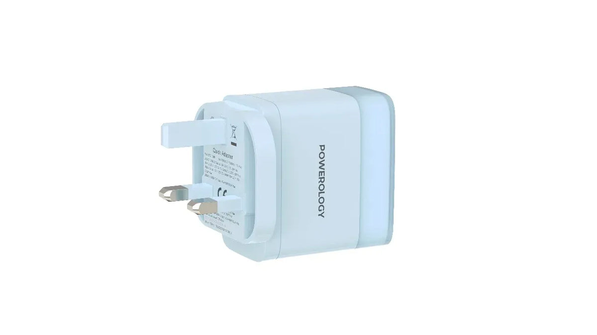 Powerology Lunex Series Fast Charging Adapter PD 65 W - Blue – image 4