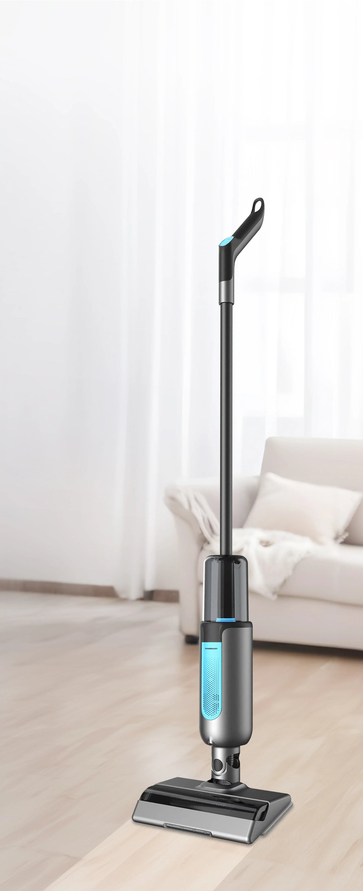 Powerology Dual Design Cordless Vacuum Mop Black – image 9