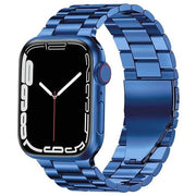 Green Lion Link Stainless Steel Strap Fori Watch - Blue