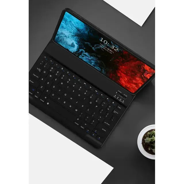 Green Lion Premium Leather Casewith Wireless Keyboard (English/Arabic) - Black – image 7