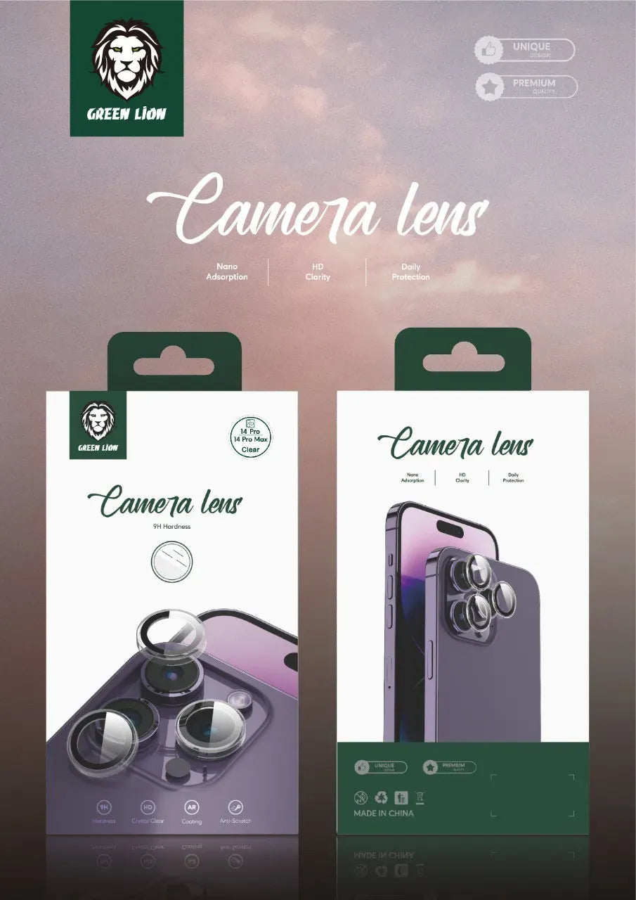 Green Lion Camera Lens Protection Iphone 14 Pro Pro Max Clear – image 4