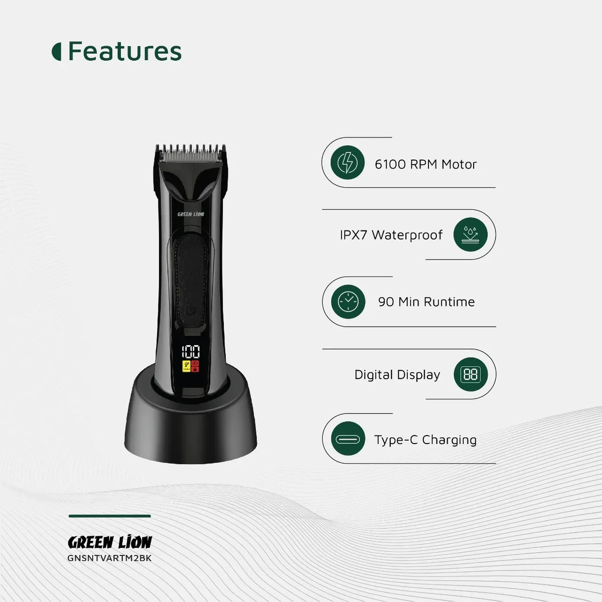 Green Lion Sensitive Area Trimmer 2 Black – image 5
