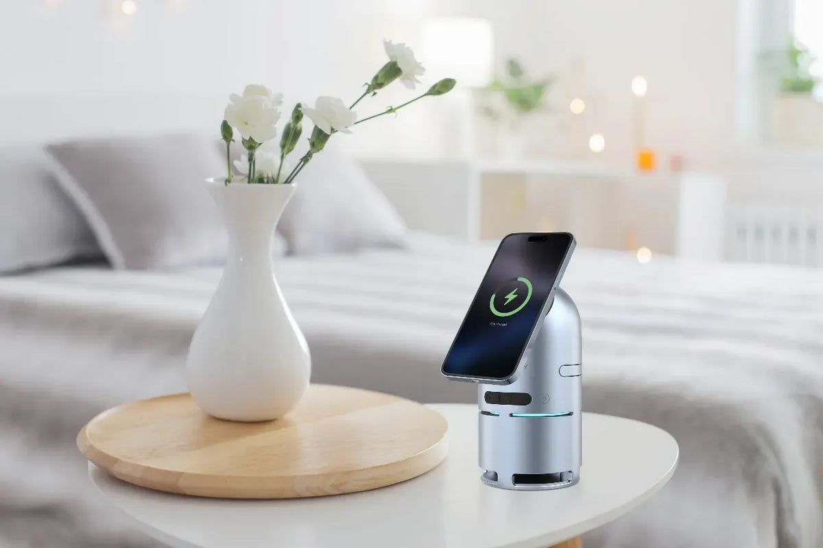 Powerology Qi2 Speaker Charge Station Gray – image 8