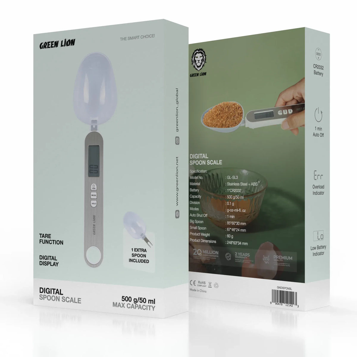 Green Lion Digital Spoon Scale Silver – image 3