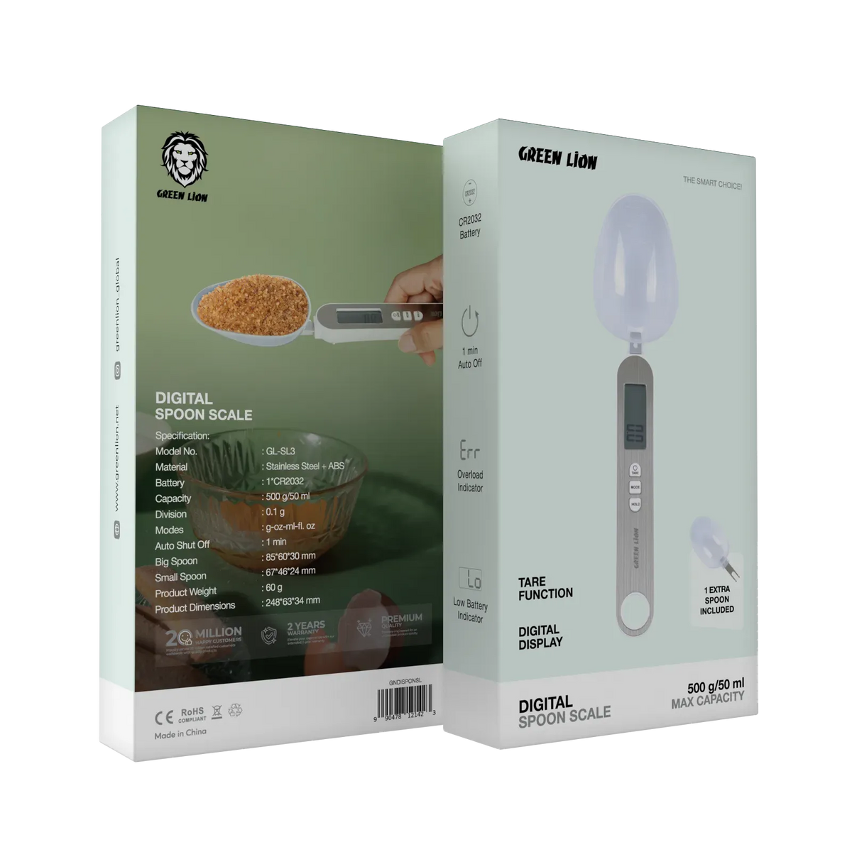 Green Lion Digital Spoon Scale Silver – image 4