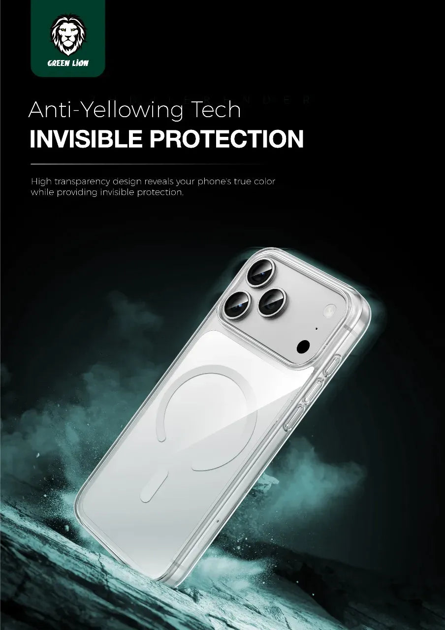 Green Lion Crystal Shield Ultra Clear Mag Safe Case – image 5