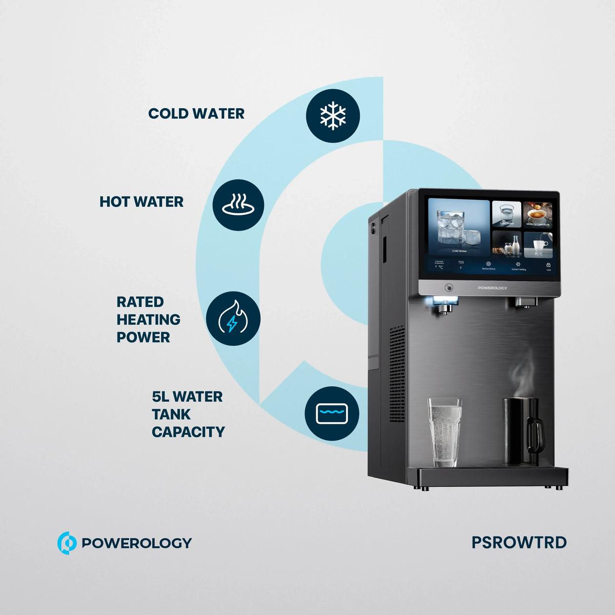 Powerology 4 Stage Reverse Osmosis Water Purifier Dispenser Black – image 17