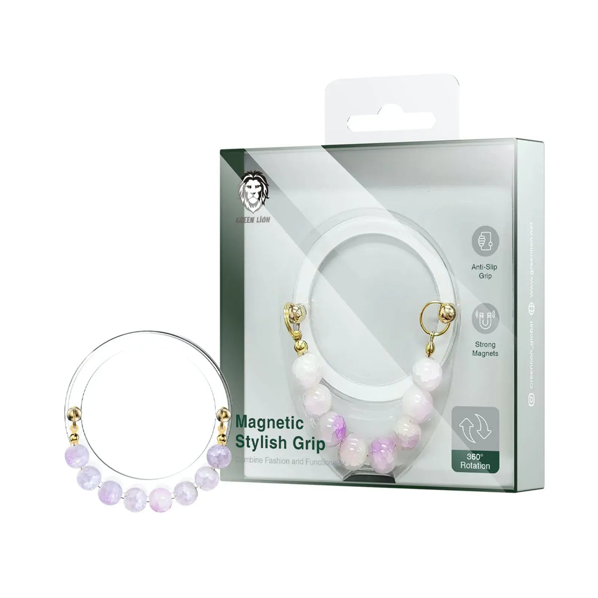Green Lion Magnetic Stylish Grip - Pink – image 10