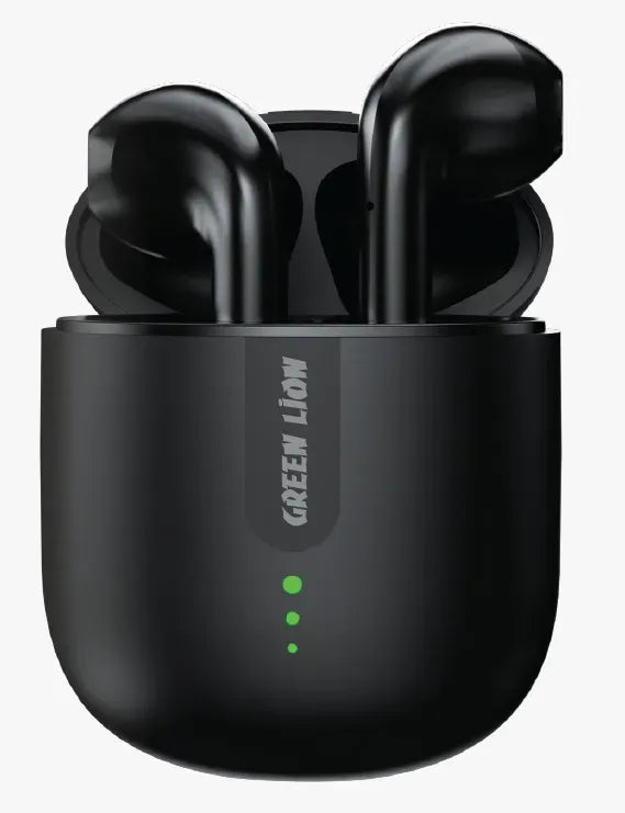 Green Lion Atlanta True Wireless Earbuds - Black