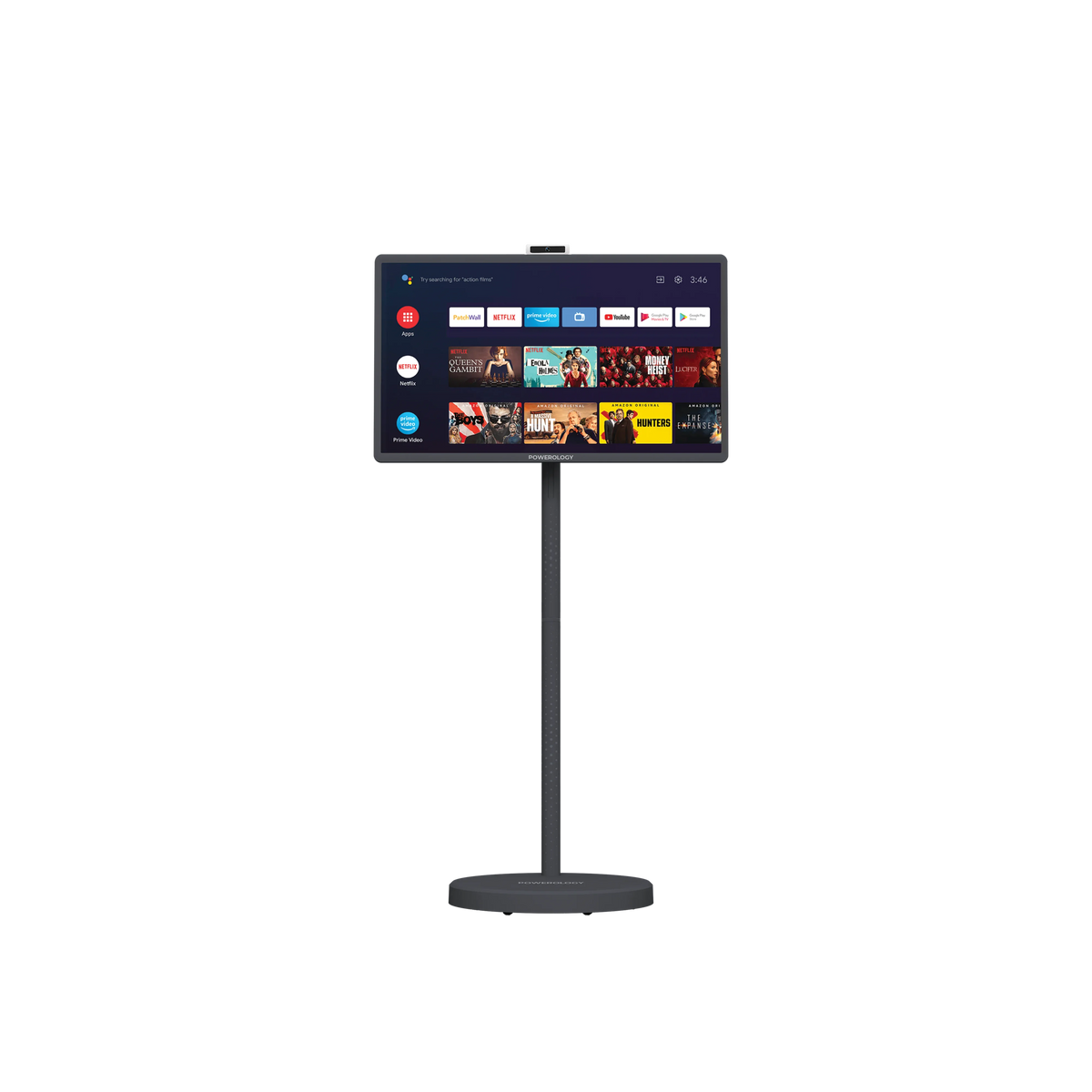 Powerology Banf 32 Portable Smart Monitor Gray – image 2