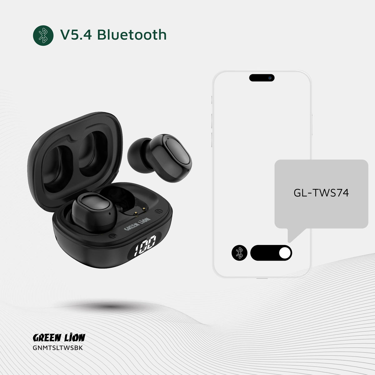 Green Lion Mittersill True Wireless Earbuds - Black – image 4