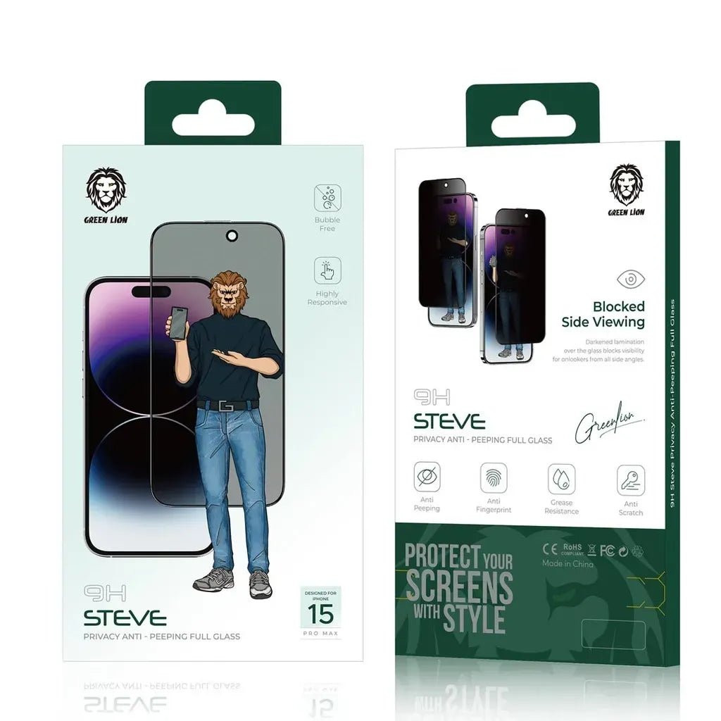 Green Lion 9 HSteve Privacy Screen Protector - Black Edge/Privacy – image 11