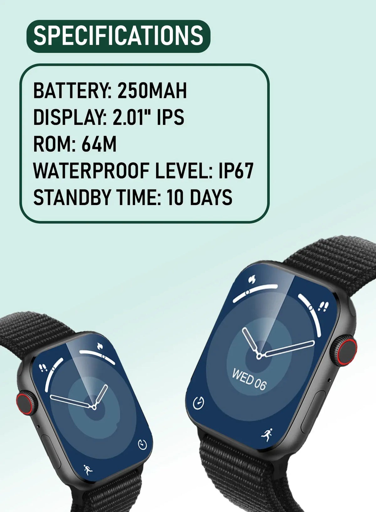 Green Lion Active Se Smart Watch - Black