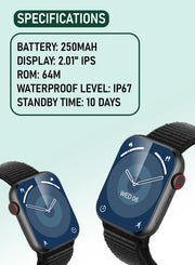 Green Lion Active Se Smart Watch - Black