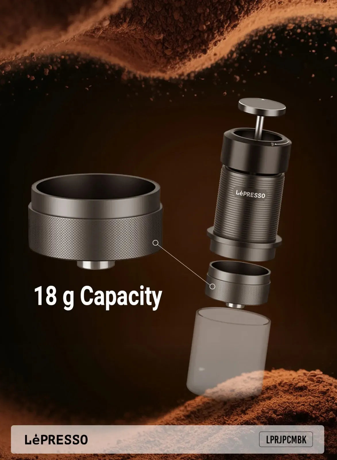 LePresso Hand Press Espresso Maker Black – image 12