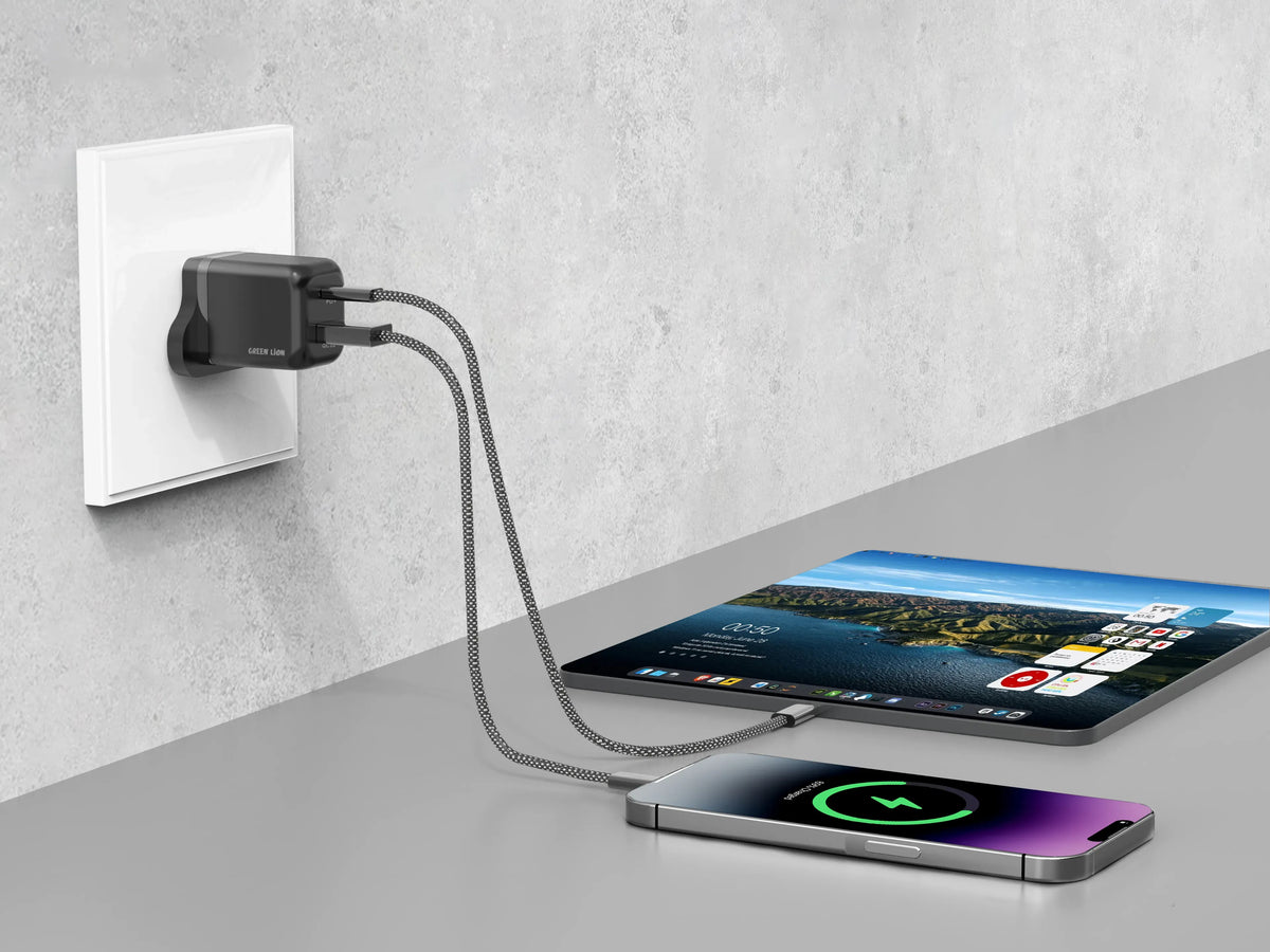 Green Lion Ultra Compact Gan Wall Charger PD+QC 35 W - Black – image 4