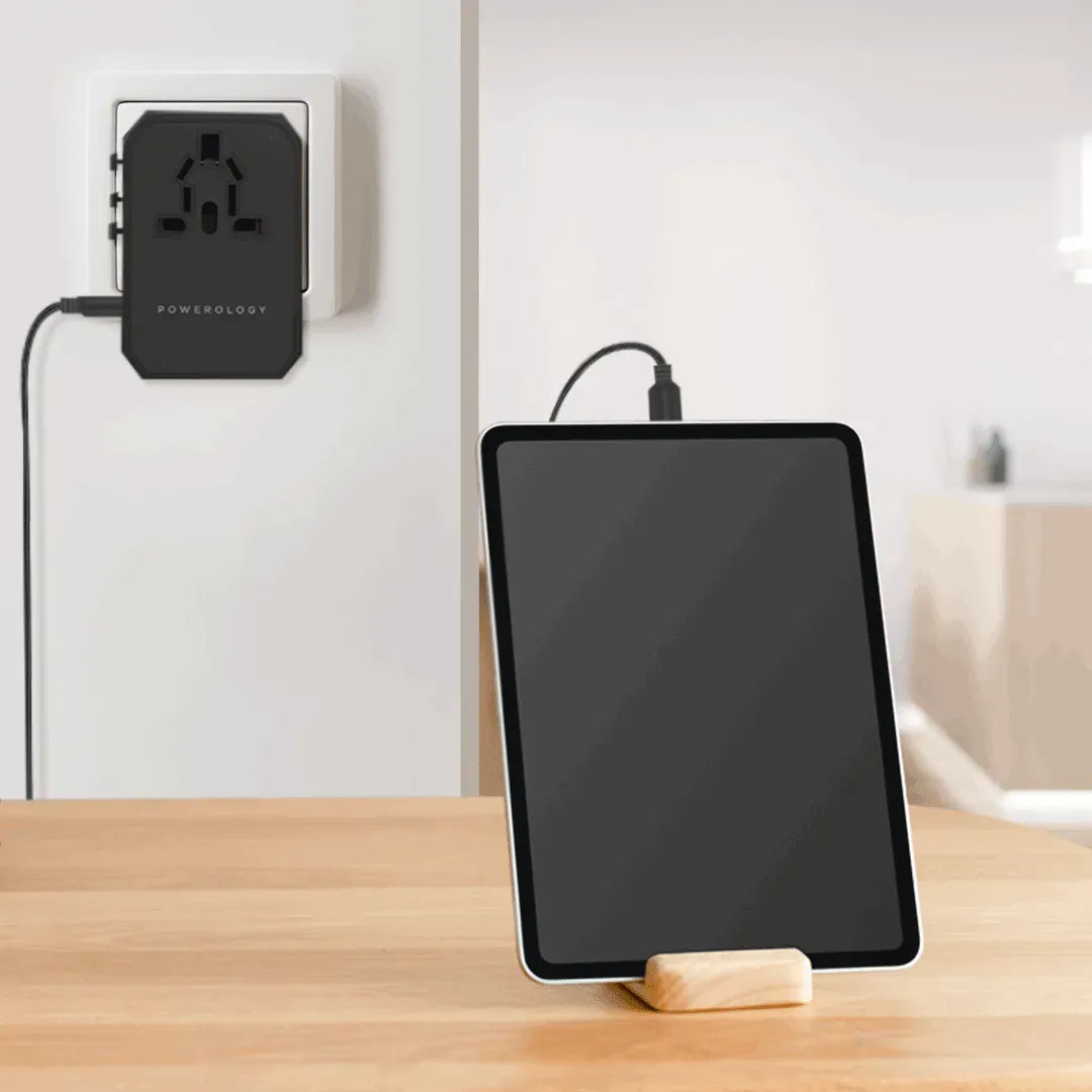 Powerology Universal Multi-Port Travel Charger - Black – image 2