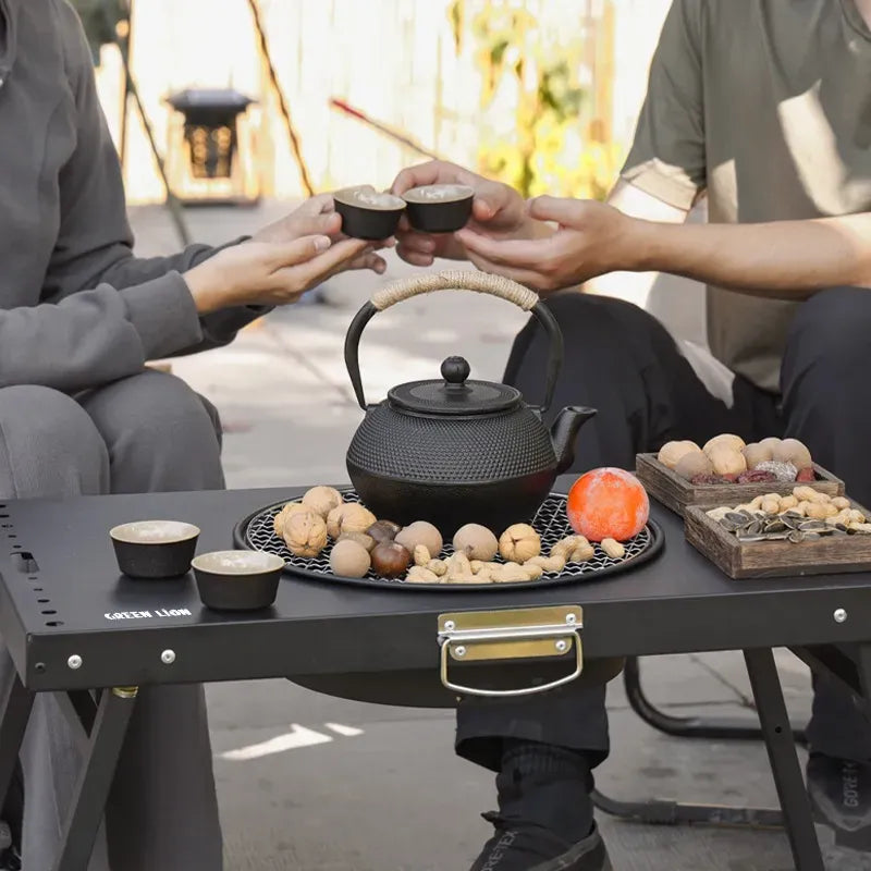 Green Lion Portable Bbq Camping Table Black – image 2