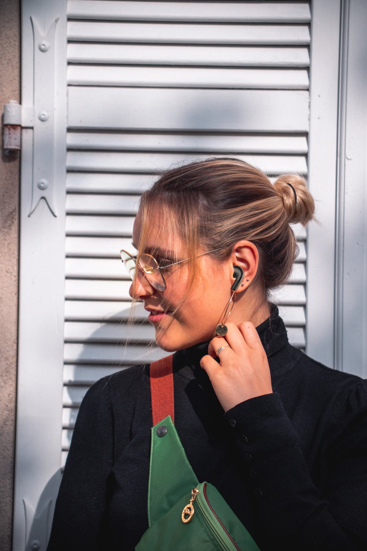 Green Lion Santorini 2-True Wireless Earbuds TWS - Black – image 3
