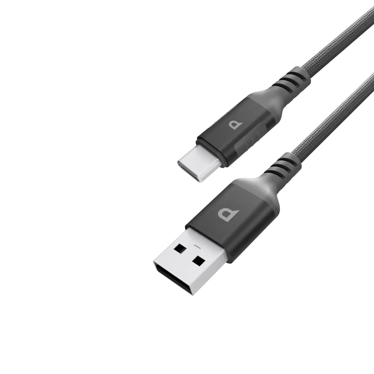 Powerology Power Sync Weave USB-A to USB-C PD 20 W 1.2 M Cable - Gray – image 3