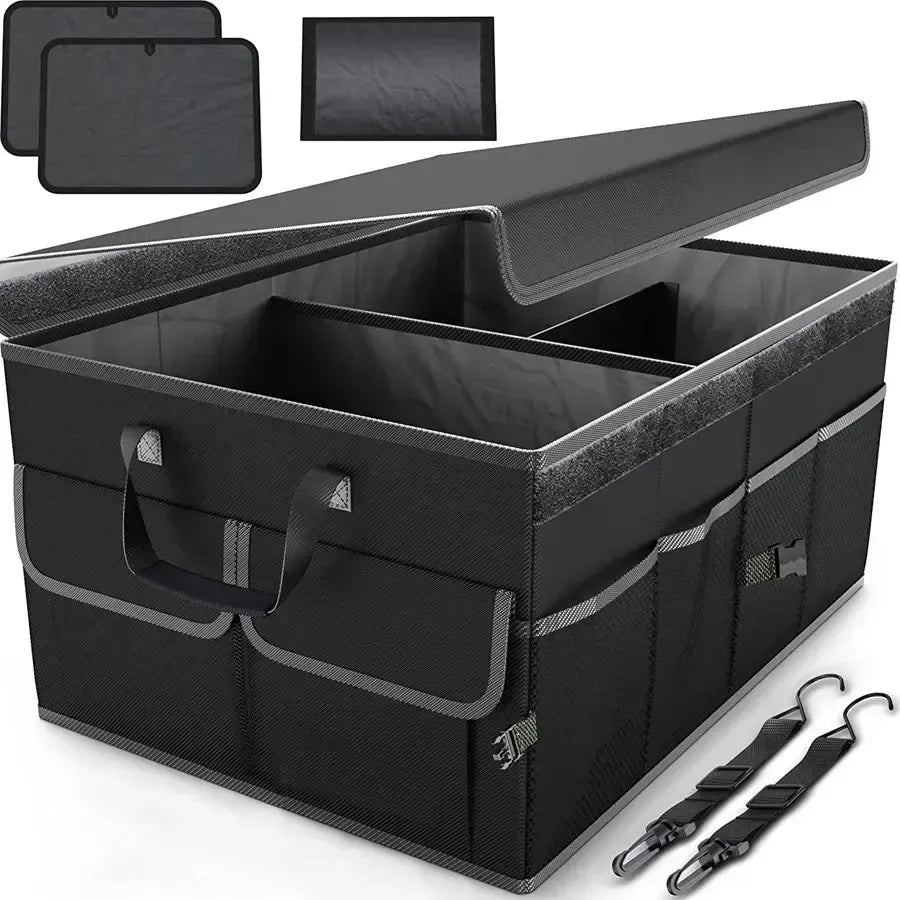 Green Lion Car Trunk Organizer 57l Black – image 2