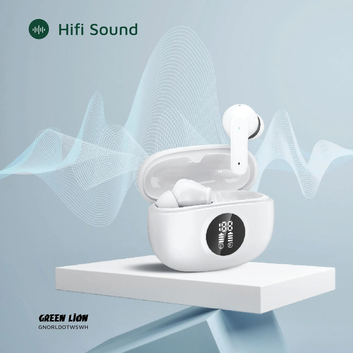 Green Lion Orlando True Wireless Earbuds - White – image 11