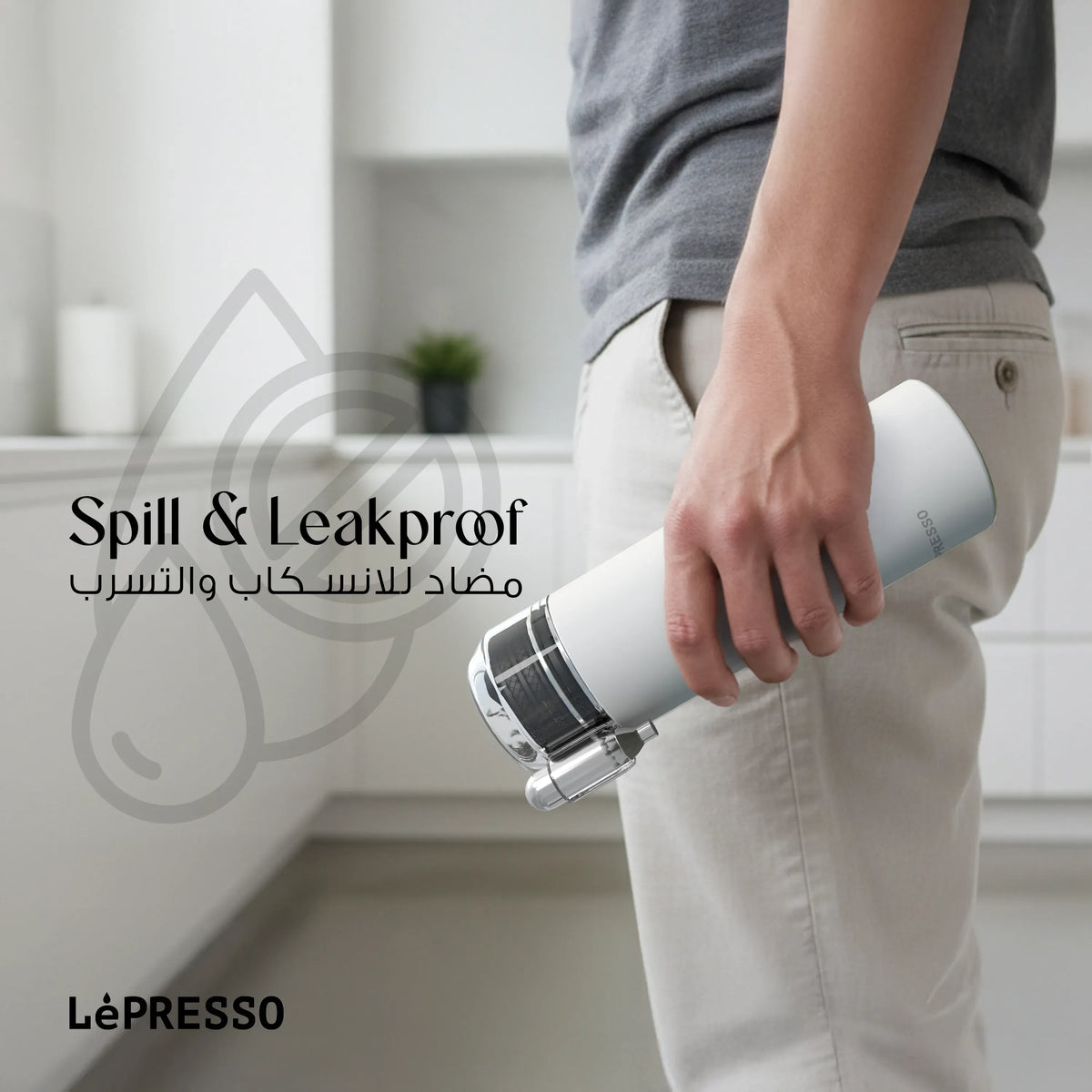 LePresso Sparkling Water Bottle Double Wall Vacuum - Black – image 11