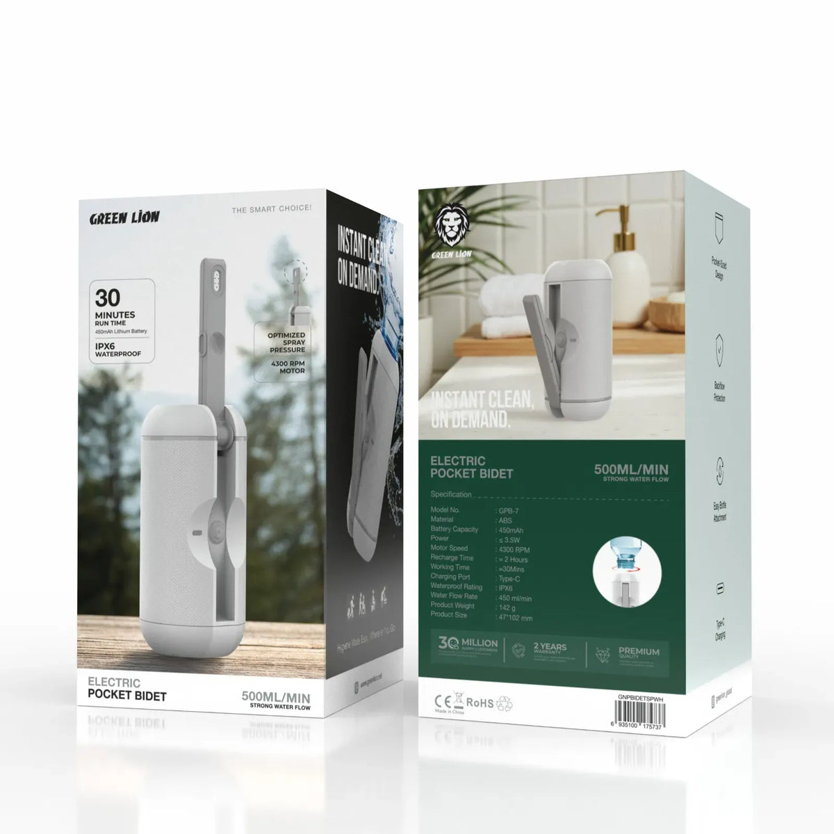 Green Lion Electric Pocket Bidet White – image 7