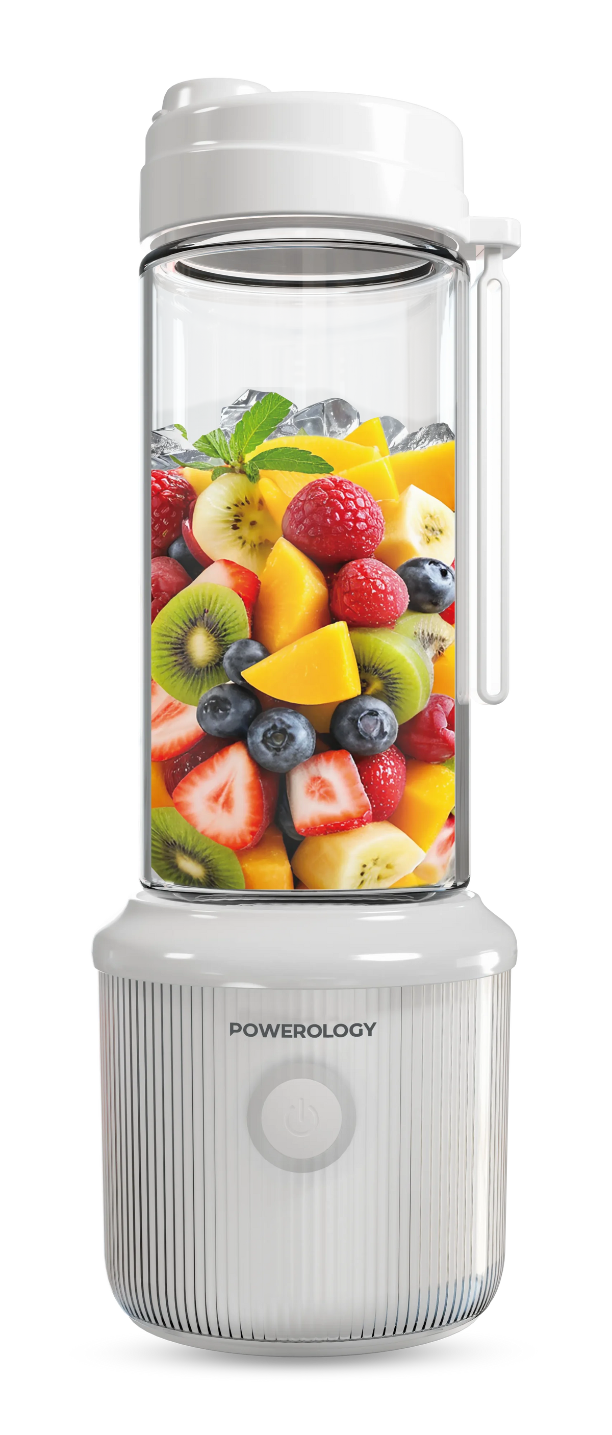 Powerology Press &Refresh Portable Blender - White – image 1