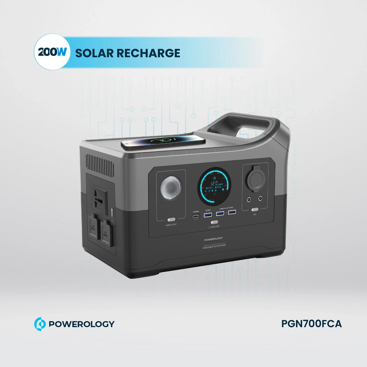 Bk Powerology Portable Power Generator Fast Charging with App 120000mAh 700w – image 16