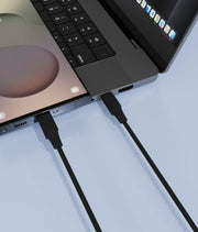 Powerology Power Sync Flex USB-C TOUSB-C 1.2 MCable PD 60 W - Black