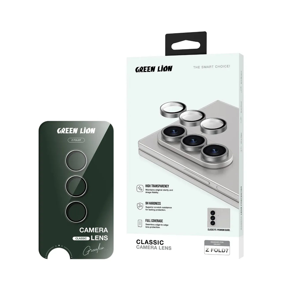 Green Lion Classic Camera Lens for Z Fold 7 Gray – image 4
