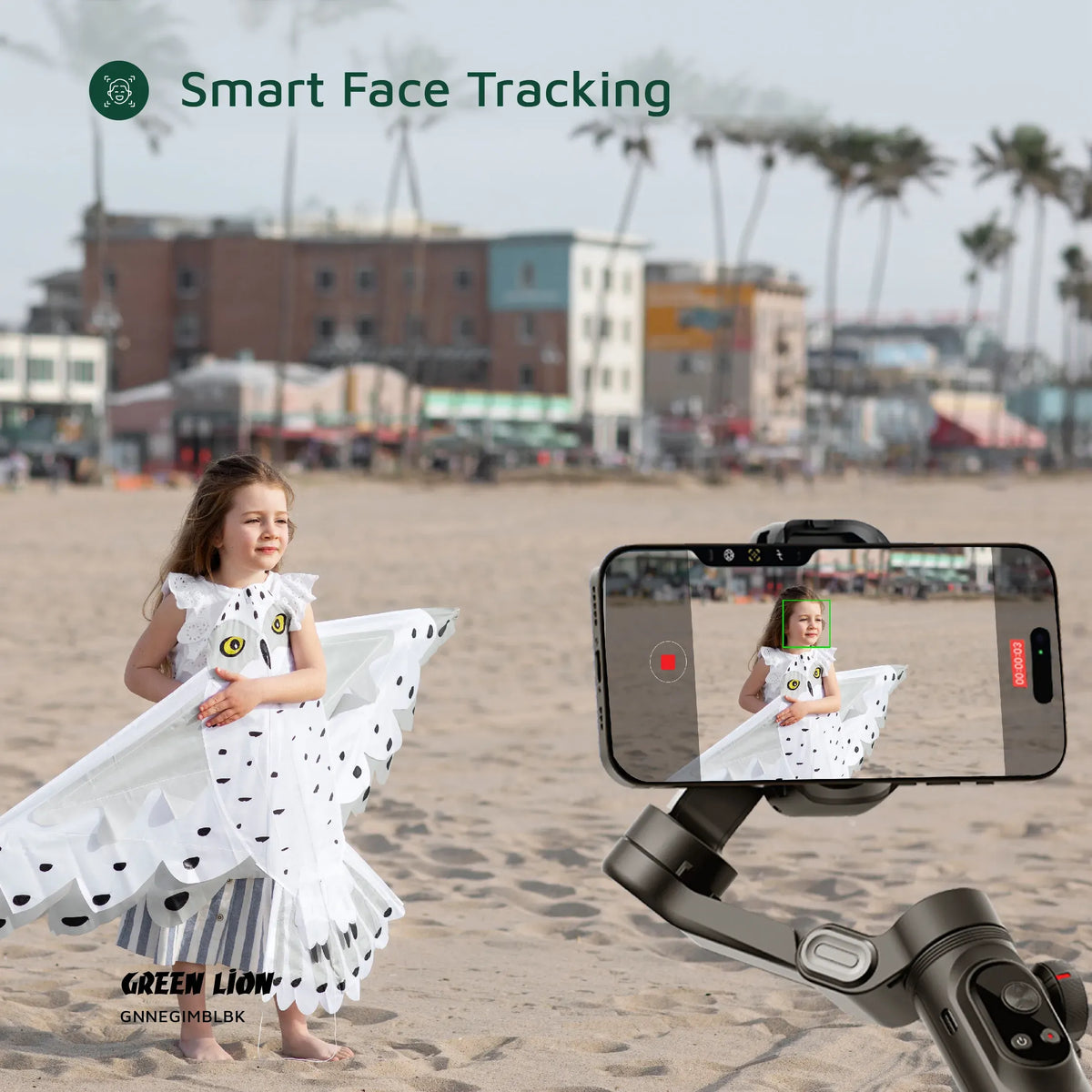 Green Lion New York Gimbal Smart Face Tracking Black – image 10