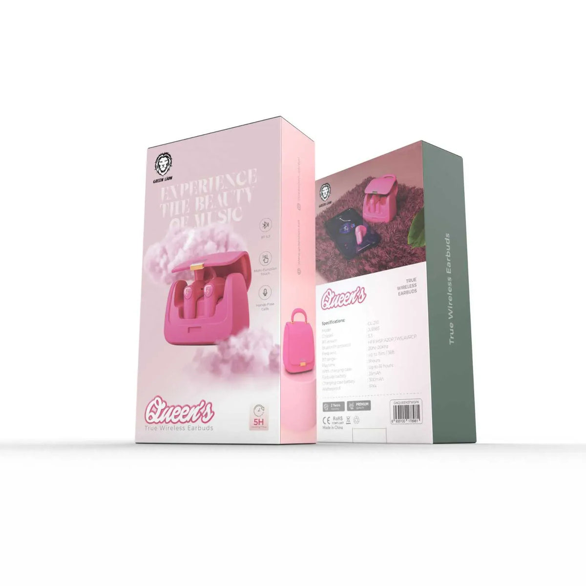 Green Lion Queen's True wireless Earbuds - Pink – image 3