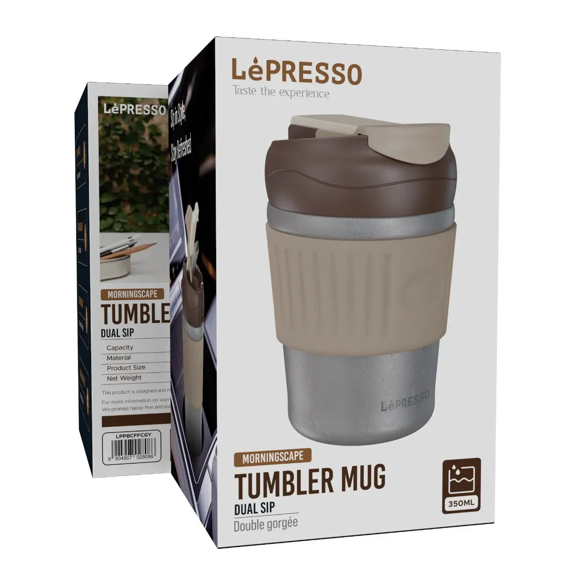 LePresso Tumbler Mug Dual Sip - Gray – image 2