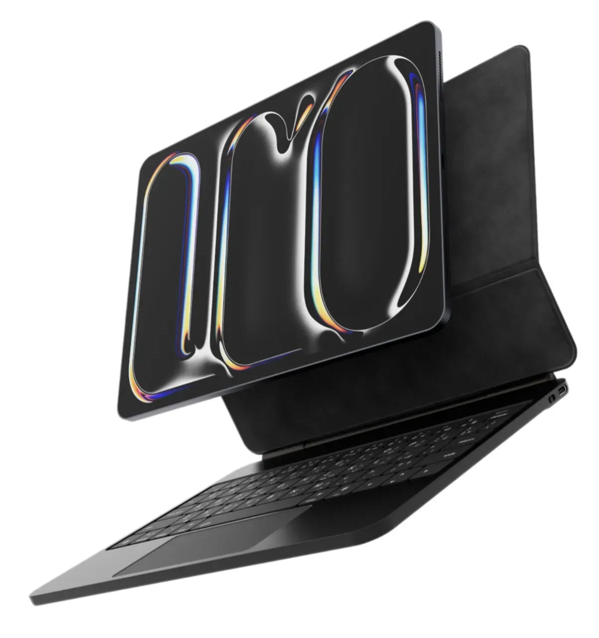 Powerology Smartcase Pro Wireless Keyboard Case for Ipad Pro 13 M4 Black – image 4