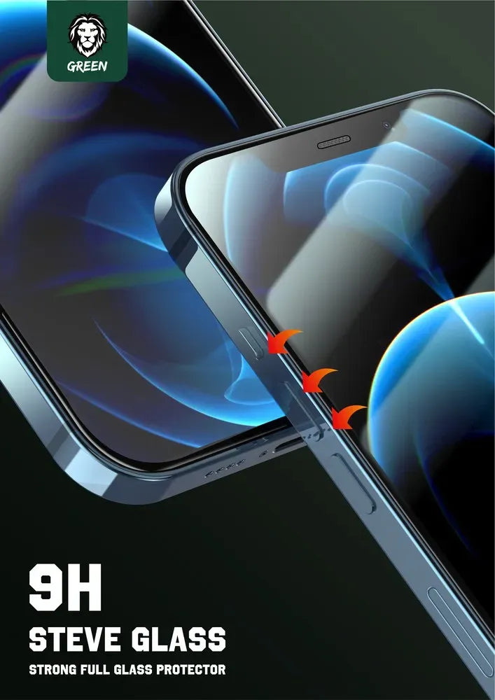 Green Lion 9 HSteve HD Screen Protector - Black Edge/Clear – image 4