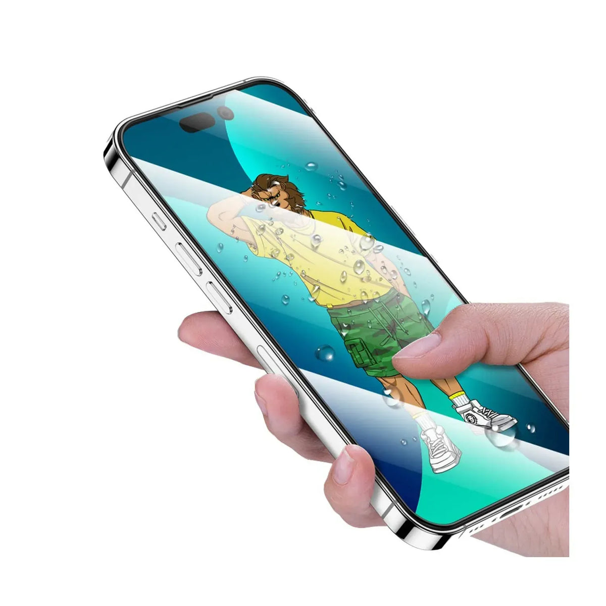 Green Lion 3d Silicone HD Glass Screen Protector Black Edge Clear – image 11