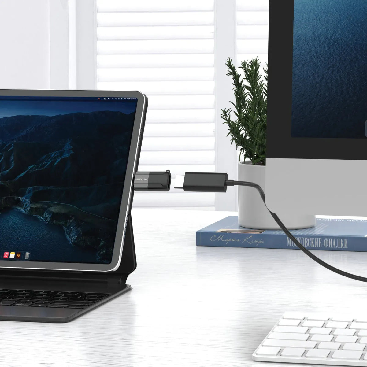 Green Lion Aluminum Alloy Shell Type C to Hdmi Adapter Black – image 4