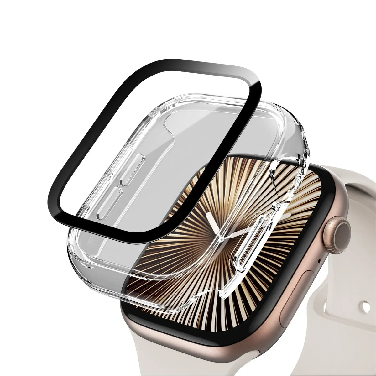 Green Lion Guard Plus PC Casefor Apple Watch - Clear – image 8