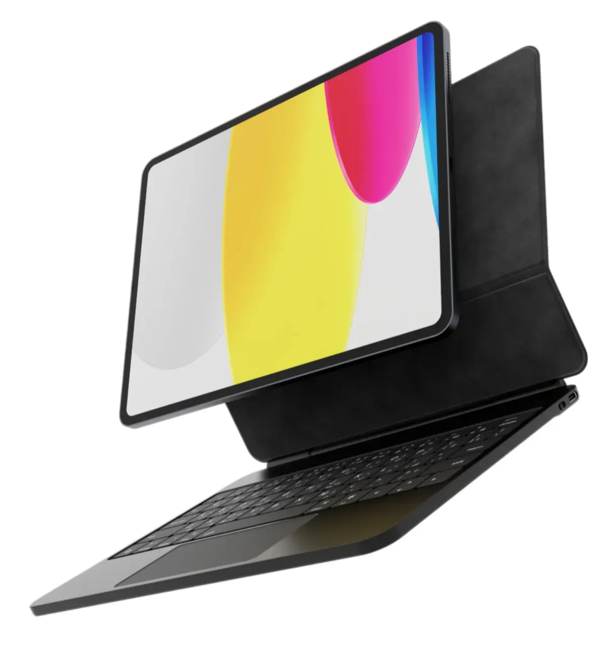 Powerology Smartcase Pro Wireless Keyboard Case for Ipad 10th Gen Black – image 4